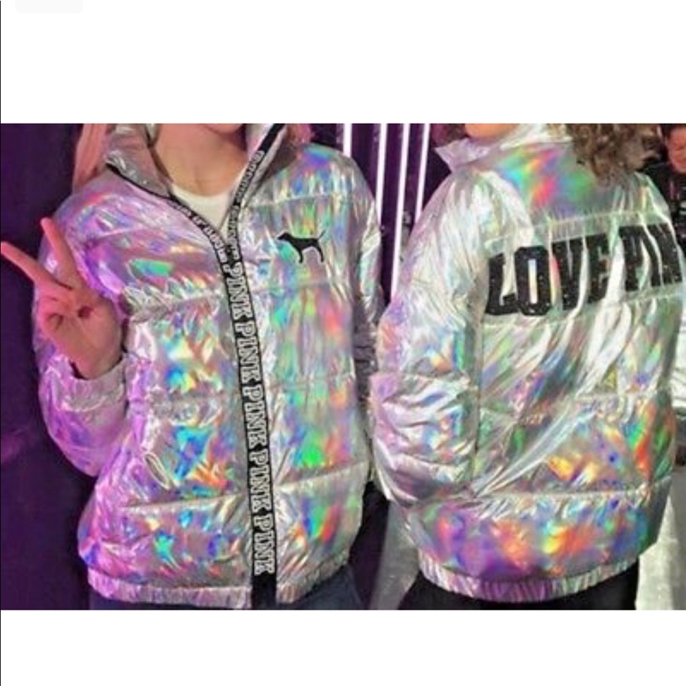 Vs pink fashion show coat
